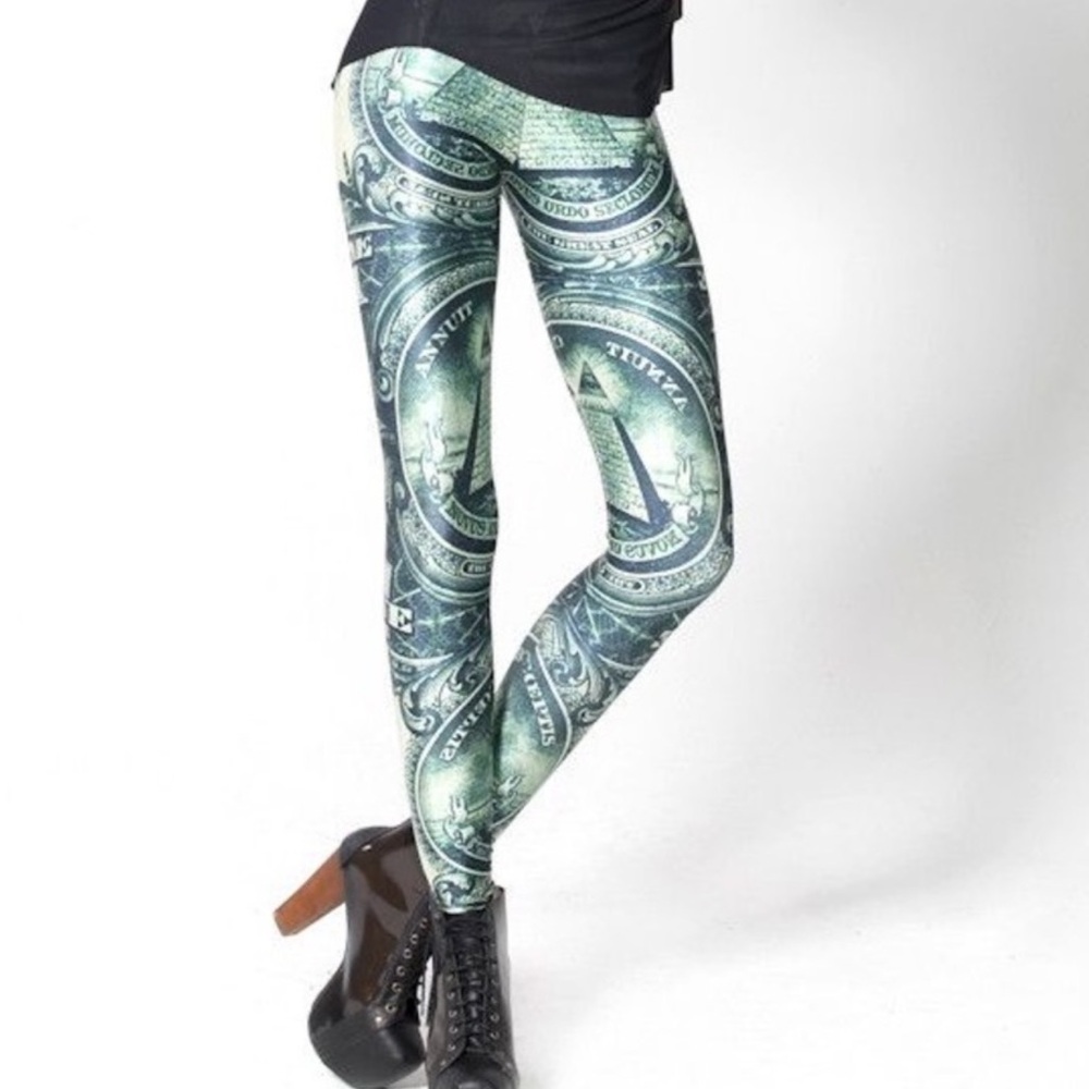 Original Black Milk Clothing Money Illuminati  Leggings